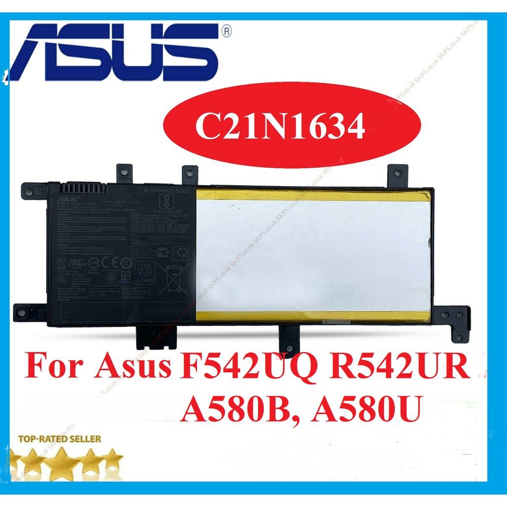 Pin Laptop Asus F542UF F542UN F542UQ R542UR A580B, A580U -Pin ZIN Cao Cấp