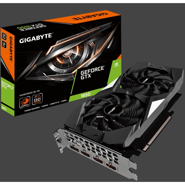 CARD MÀN HÌNH GIGABYTE GTX 1650 WINDFORCE OC 4G | WebRaoVat - webraovat.net.vn