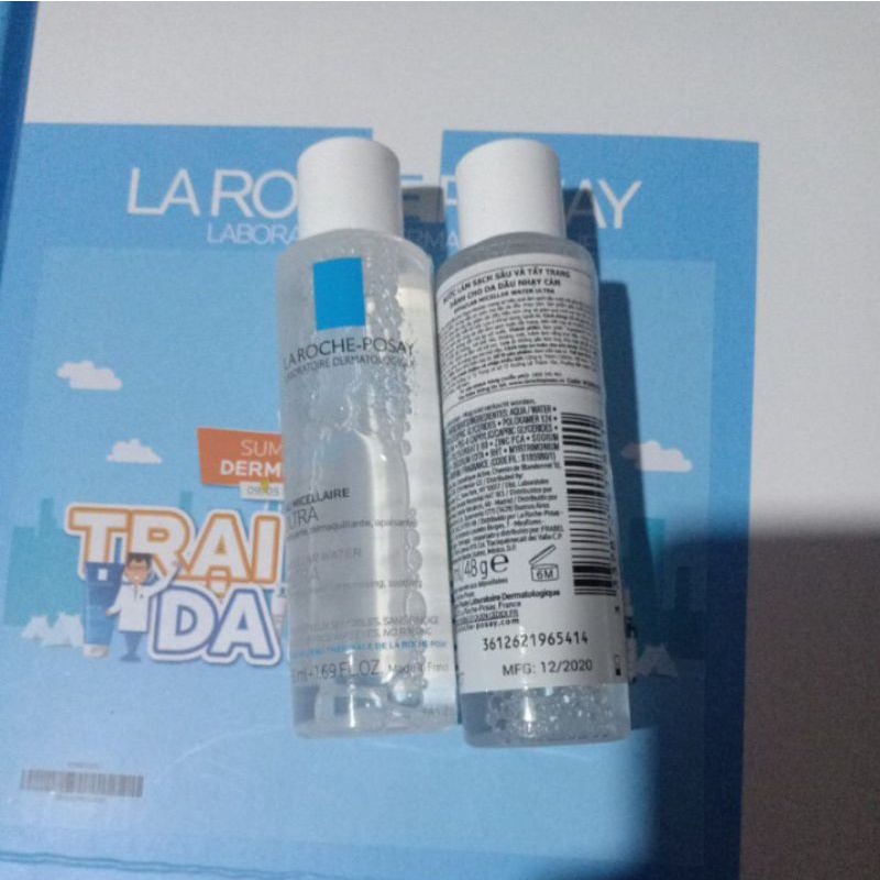 [Auth có tem phụ tiếng việt] Nước tẩy trang cho da nhạy cảm La Roche-Posay 50ml | BigBuy360 - bigbuy360.vn