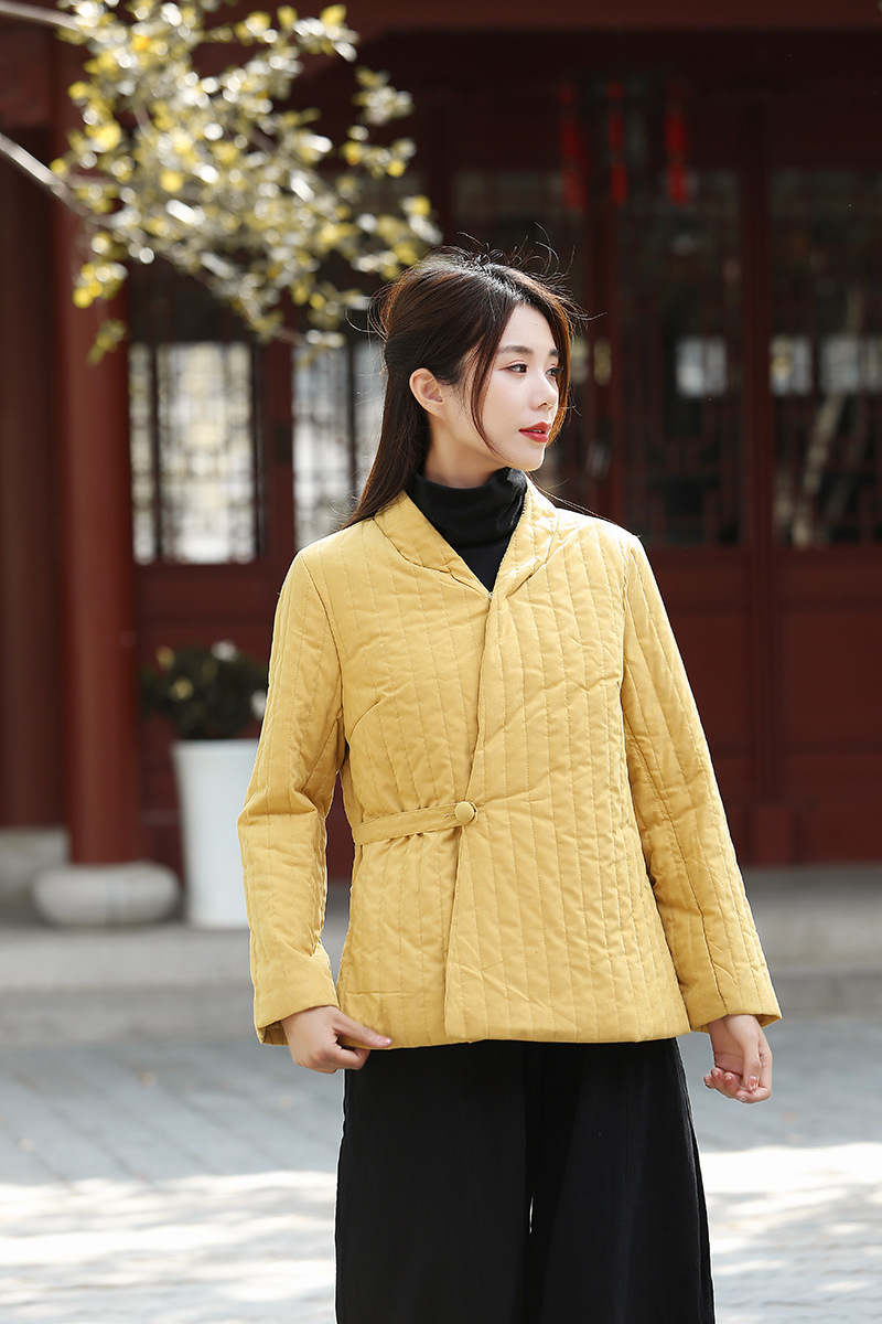 Áo Khoác Cotton Họa Tiết Sọc Dọc 3 Màu Giữ Ấm Mùa Đông | BigBuy360 - bigbuy360.vn