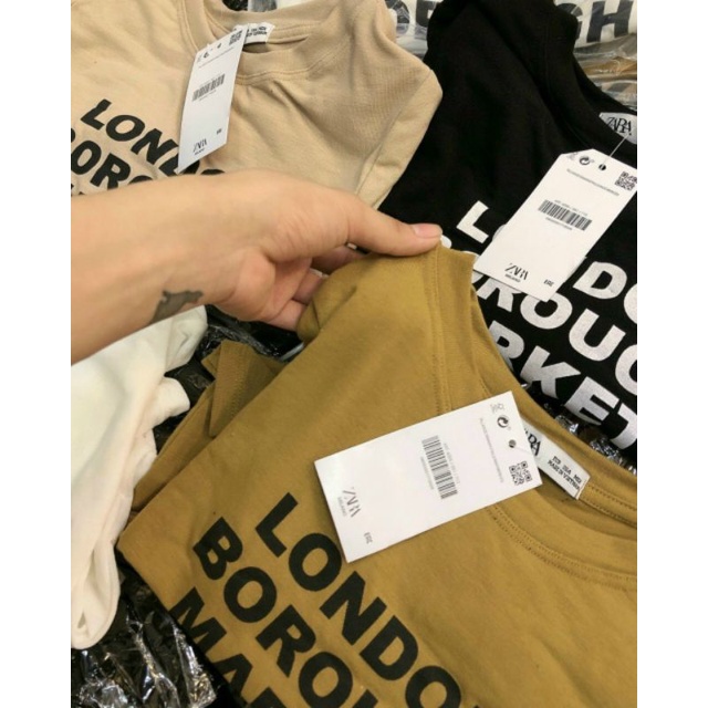 Áo thun chữ 4 màu