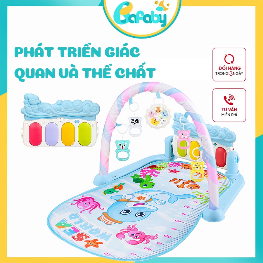 Thảm Nhạc Cho Bé Sơ Sinh Nằm Chơi Kích Thích THị Giác Thính Giác Phát Triển Thể Chất