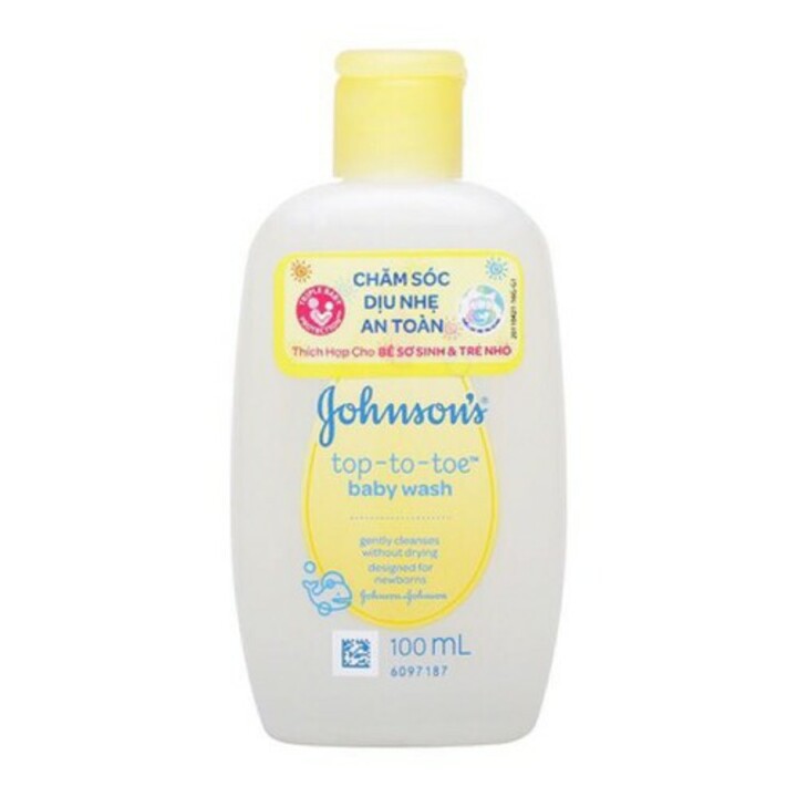 Sữa tắm gội toàn thân Johnson's Baby 100ML/ 200ML/ 500ML Cho Bé Sơ Sinh