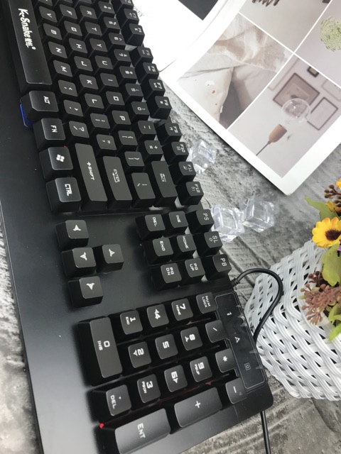 Bộ Bàn Phím Chuột Gaming Giả Cơ KM310 Có Đèn Led 7 Màu, Bộ Bàn Phím Chuyển Chơi Game Jack Usb Dùng Cho Máy Tính Laptop | BigBuy360 - bigbuy360.vn
