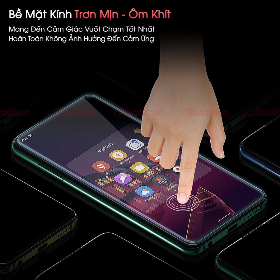 Cường Lực Xiaomi Poco X3 GT NFC F3 M3 F2 Pro 5G Viền Mỏng Full Màn Full Keo Chống Nước Chống Xước Handtown