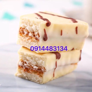 10 CHIẾC BÁNH MÌ SANWICH KẸP KEM PHỦ SOCOLA