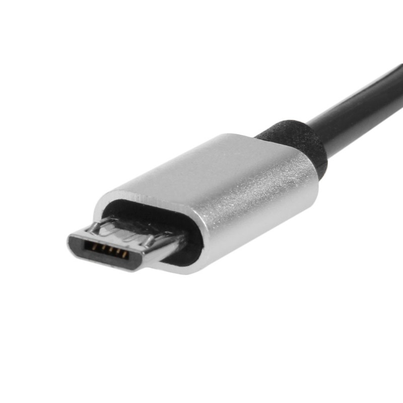 Cáp Sạc Dây Xoắn Lò Xo Cổng Micro Usb Dài 1m 3c