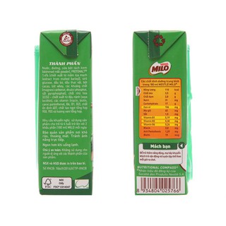 Thùng thức uống lúa mạch Milo 180ml