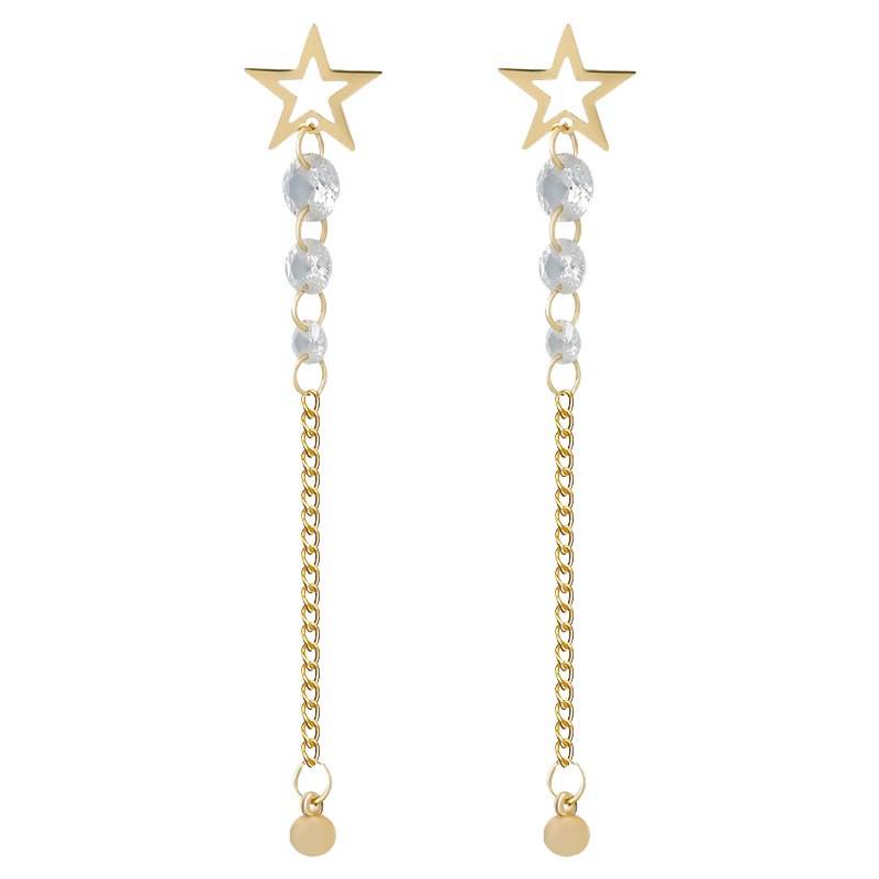 Khuyên tai tua rua phong cách hàn quốc thanh lịch cho nữ