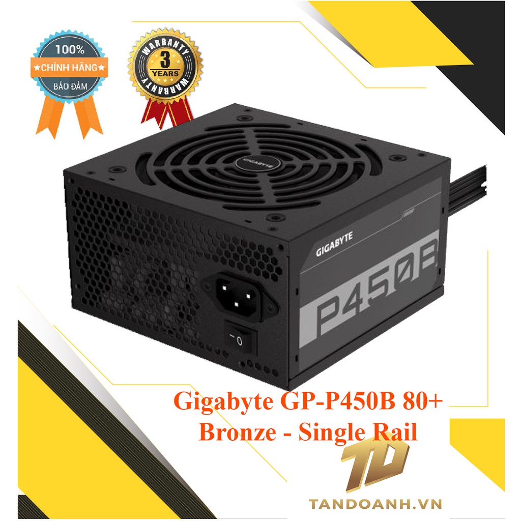 NGUỒN MÁY TÍNH Gigabyte GP-P450B 80+ Bronze – Single Rail