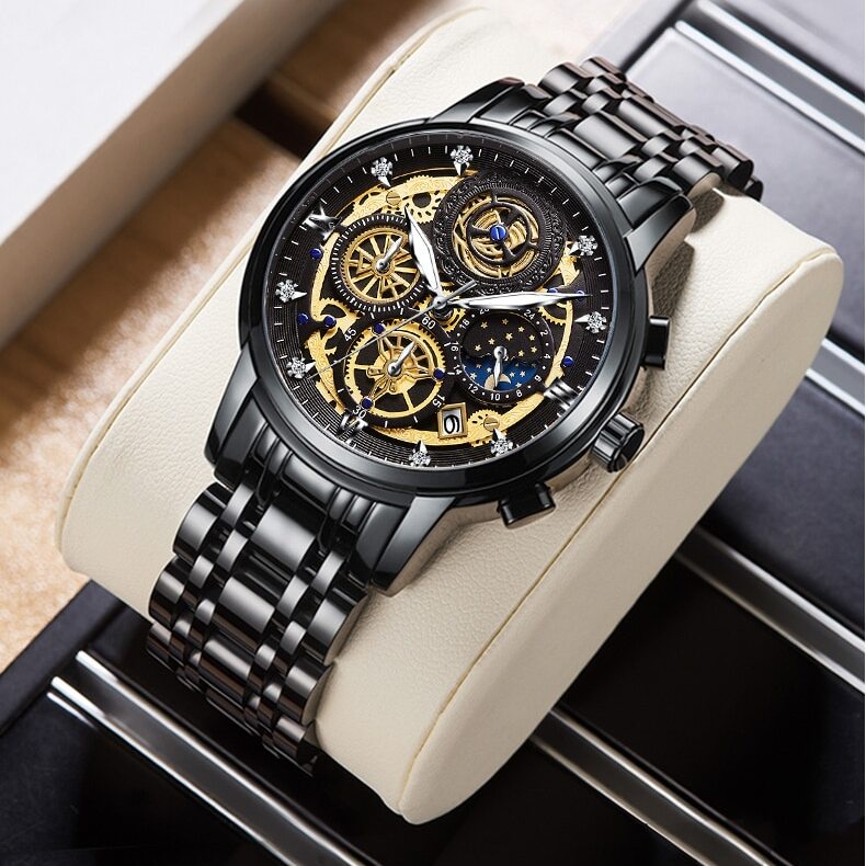 Đồng Hồ Nam Chính Hãng WISHDOIT TD5 Dây Thép Cao Cấp Có Lịch Ngày Đẹp Đẳng Cấp Giá Rẻ | BigBuy360 - bigbuy360.vn