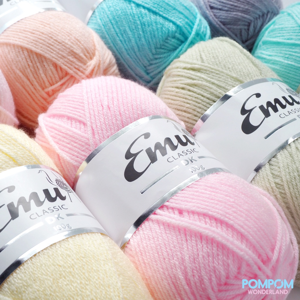 Len sợi Acrylic Yarn Emu Classic DK