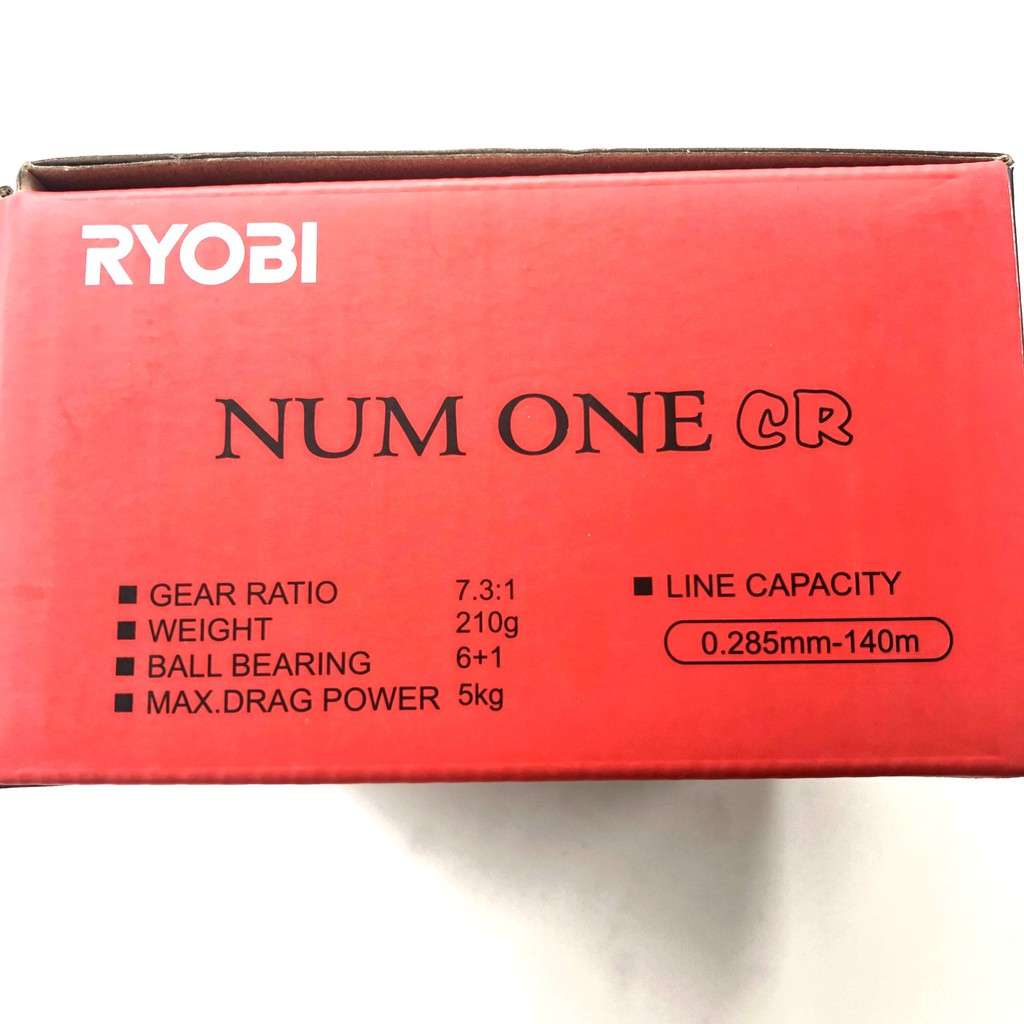 Máy câu ngang RYOBI tay trái NUM ONE CR , chính hãng Đen Đỏ hàng chuẩn y hìnhg