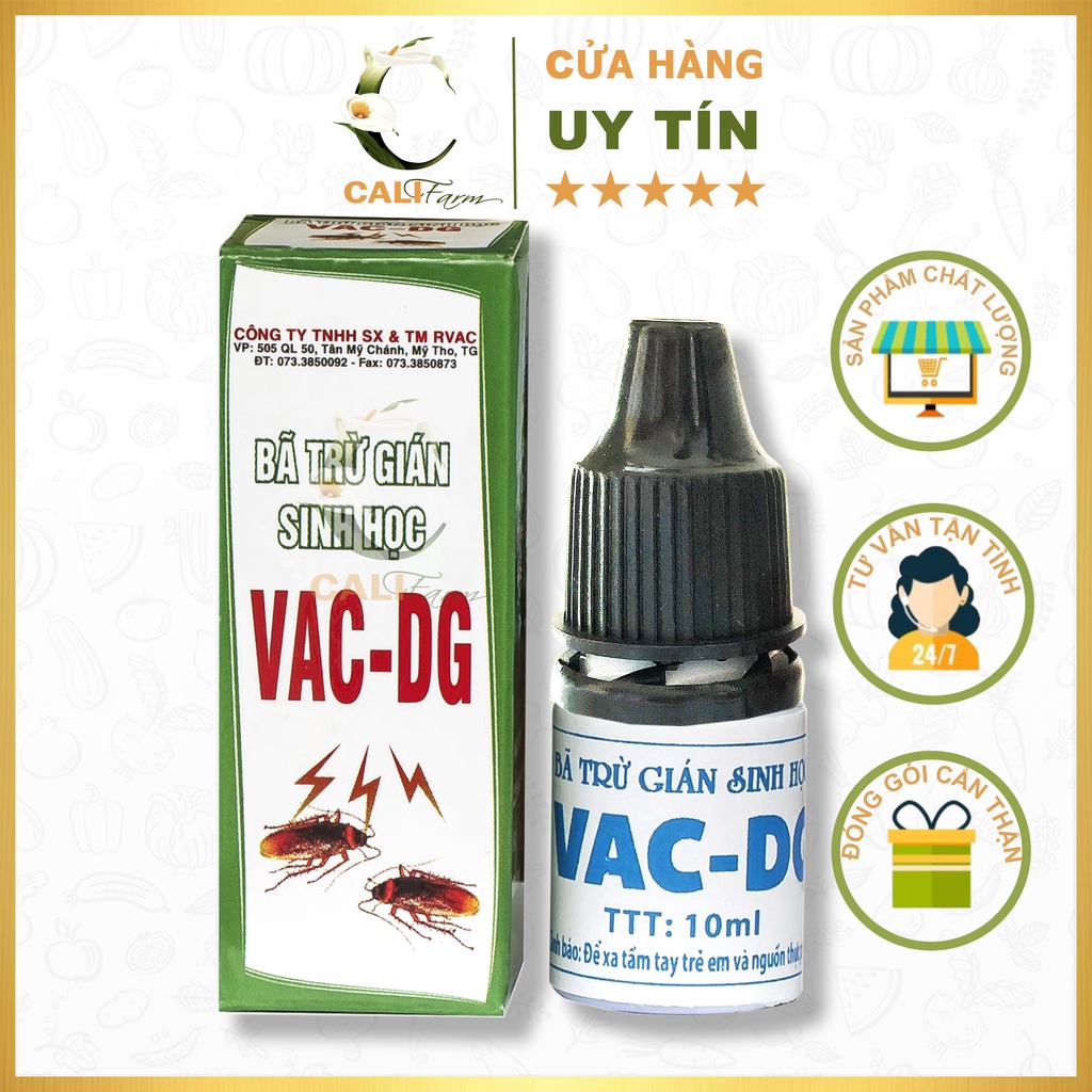 Bả trừ gián sinh học VAC-DG chai 10ml