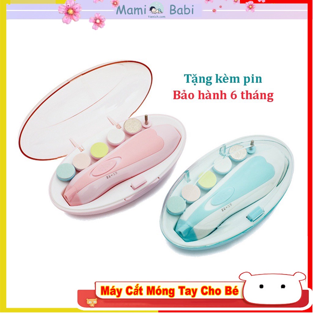 Máy cắt móng tay điện đa năng cho bé dễ sử dụng (Tặng kèm pin - Bảo hành 12 tháng )