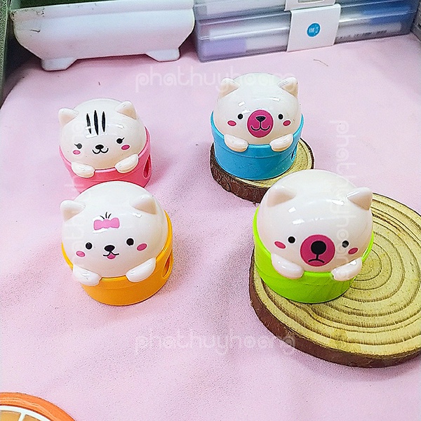 Đồ chuốt viết chì 2 lưỡi hình thú cực dễ thương, đồ chuốt bút chì cute tiện lợi cho học sinh - Phát Huy Hoàng