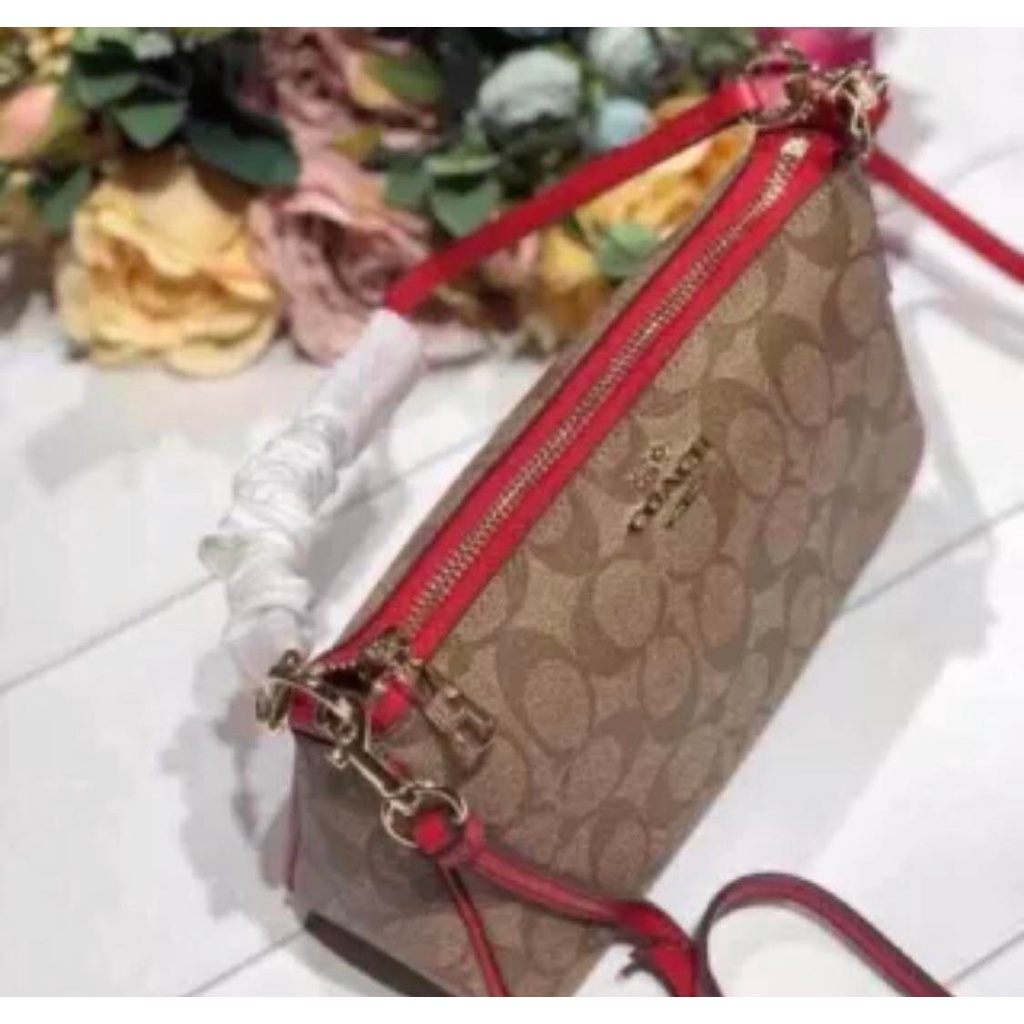 TÚI C0ACH THUYỀN CHỮ MINI 2 dây đeo siêu sang