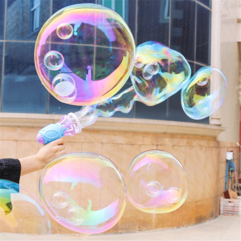 Bộ Đồ Chơi Súng Bắn Bong Bóng Tự Động 3 Trong 1