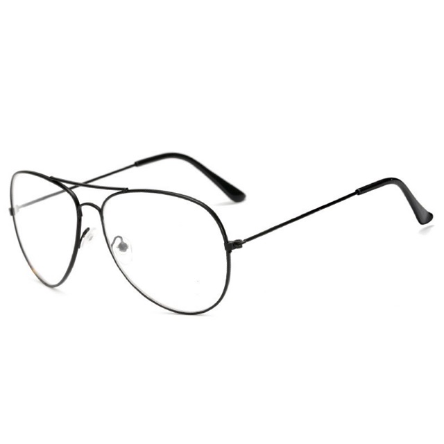 Gọng kính viền đen (thay được mắt cận)