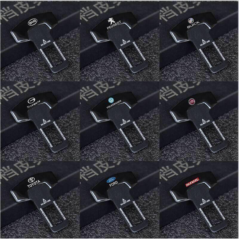 Chốt Khóa Dây Đai An Toàn Bằng Kim Loại Cao Cấp Cho Xe Hơi mazda honda bmw benz audi vw lexus nissan foss