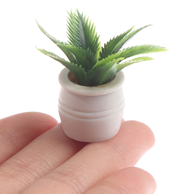 1 Mô Hình Chậu Xanh Trang Trí Nhà Búp Bê Tỉ Lệ 1: