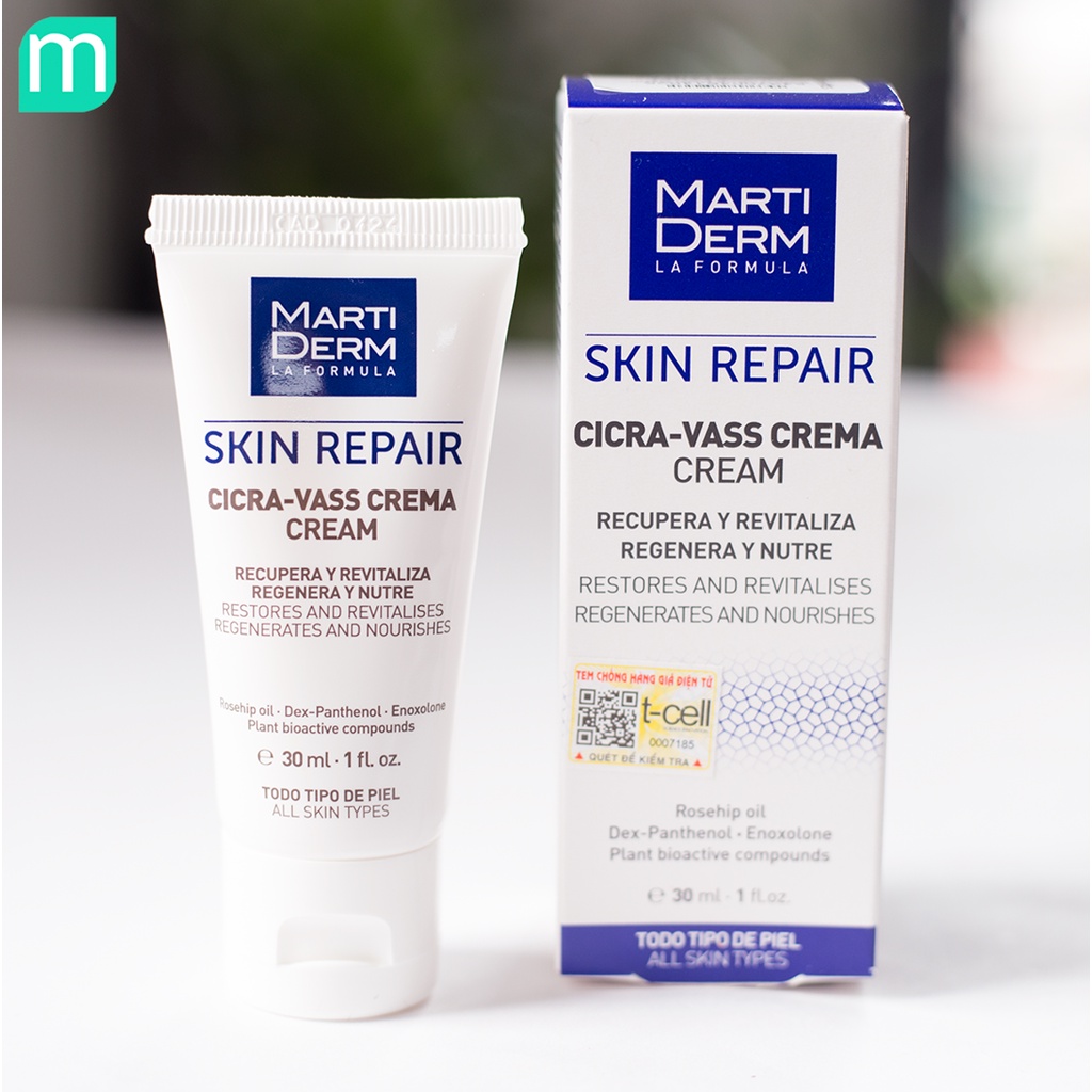 Kem Dưỡng Phục Hồi Da Marti Derm Cicra Vass Crema Cream