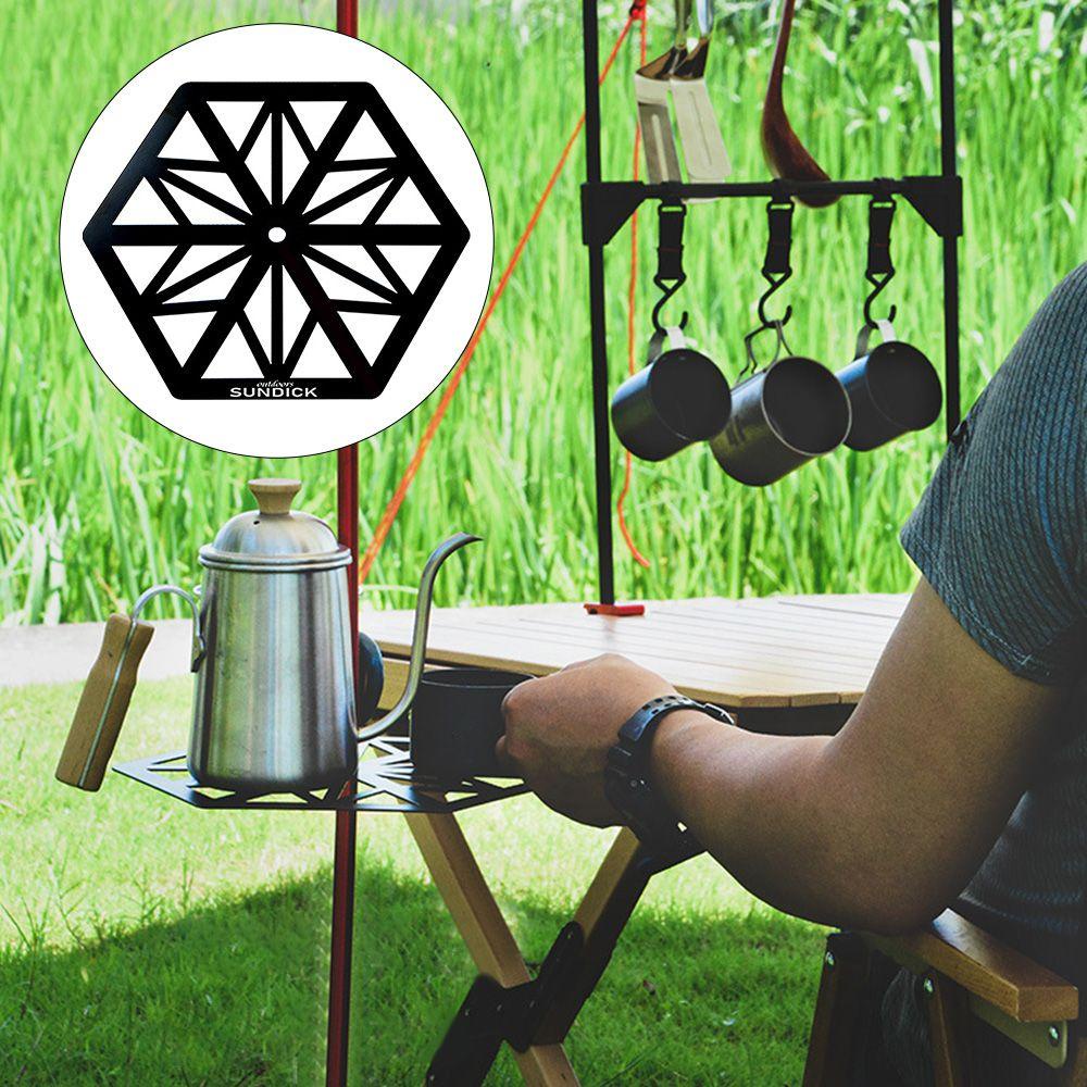 Giá Đỡ Đèn Cắm Trại Bằng Thép Không Gỉ Tiện Lợi