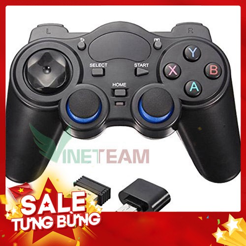 Tay cầm chơi game không dây USB Bluetooth 2.4G TGZ-850M cho PC, Laptop / Điện Thoại, TV Android, TV Box -dc2832 - Hàng n