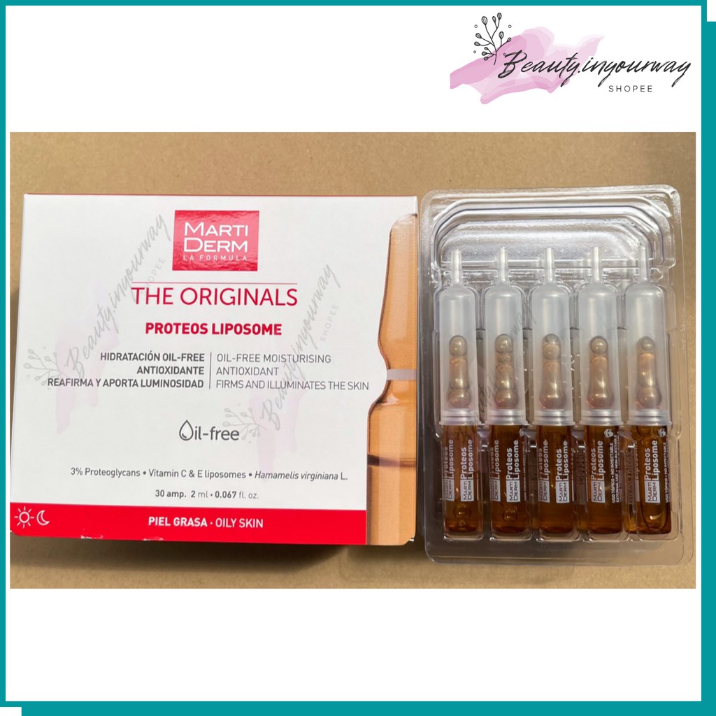 Ampoule Chống Oxy Hoá, Phục Hồi, Điều Tiết Bã Nhờn - MartiDerm The Originals Proteos Liposome | BigBuy360 - bigbuy360.vn