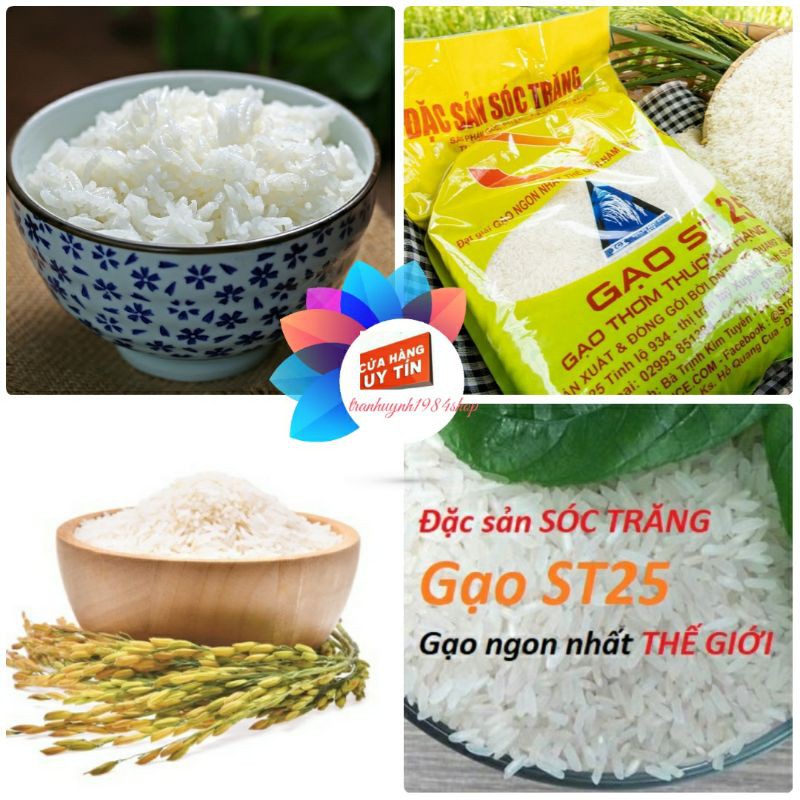 Gạo ST25 Gạo đặc sản Sóc Trăng đã có mặt tại Đất Cảng/ 5Kg