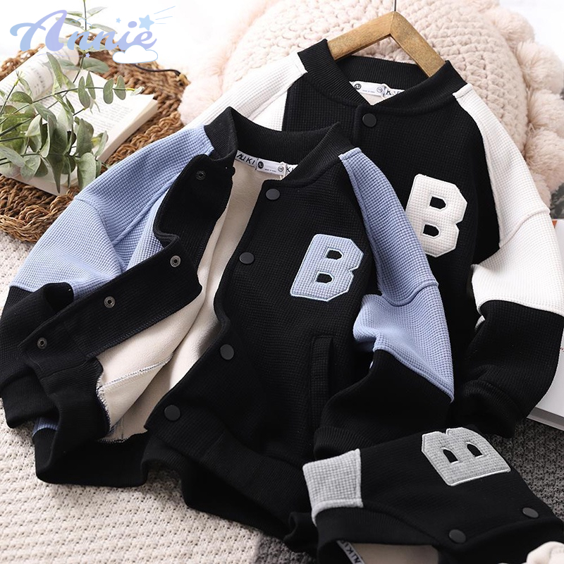 Áo Khoác Bóng Chày Vải Lông Dày Giữ Ấm In Hình One Piece Thời Trang Xuân Thu Cho Bé Trai Và Bé Gái