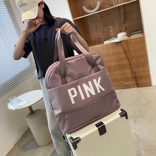 Túi du lịch Pink size to, túi đựng đồ du lịch, tập GYM vừa cá tính vừa thời trang lại gọn nhẹ