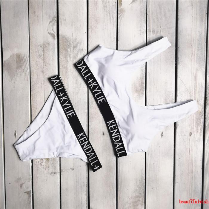 Bộ bikini 2 mảnh nhiều màu có mút nâng họa tiết chữ quyến rũ cho nữ | BigBuy360 - bigbuy360.vn