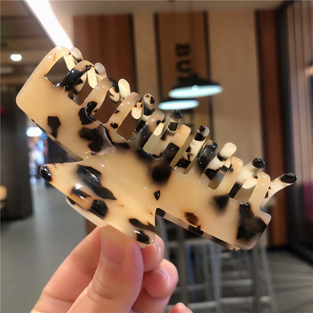 Kẹp Tóc Họa Tiết Da Báo Nhiều Màu Thời Trang Cho Nữ