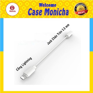 Jack Chuyển Đổi Tai Nghe ⚡SIÊU BỀN⚡ Đổi Từ Lightning Sang Jack 3.5mm | Có Hỗ Trợ Mic | Bảo Hành 6 Tháng 1 Đổi 1