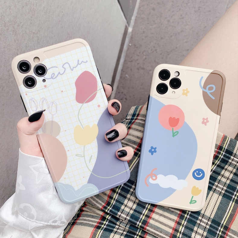 Ốp lưng iphone imd Hoa nghệ thuật 5/5s/6/6plus/6s/6splus/7/7plus/8/8plus/x/xr/xs/11/12/pro/max/plus/promax - Awifi Q3-6 | BigBuy360 - bigbuy360.vn