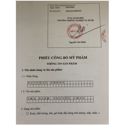 Bột Trà Xanh Đắp Mặt Nguyên Chất, Sạch Sâu, Trắng Mịn Da