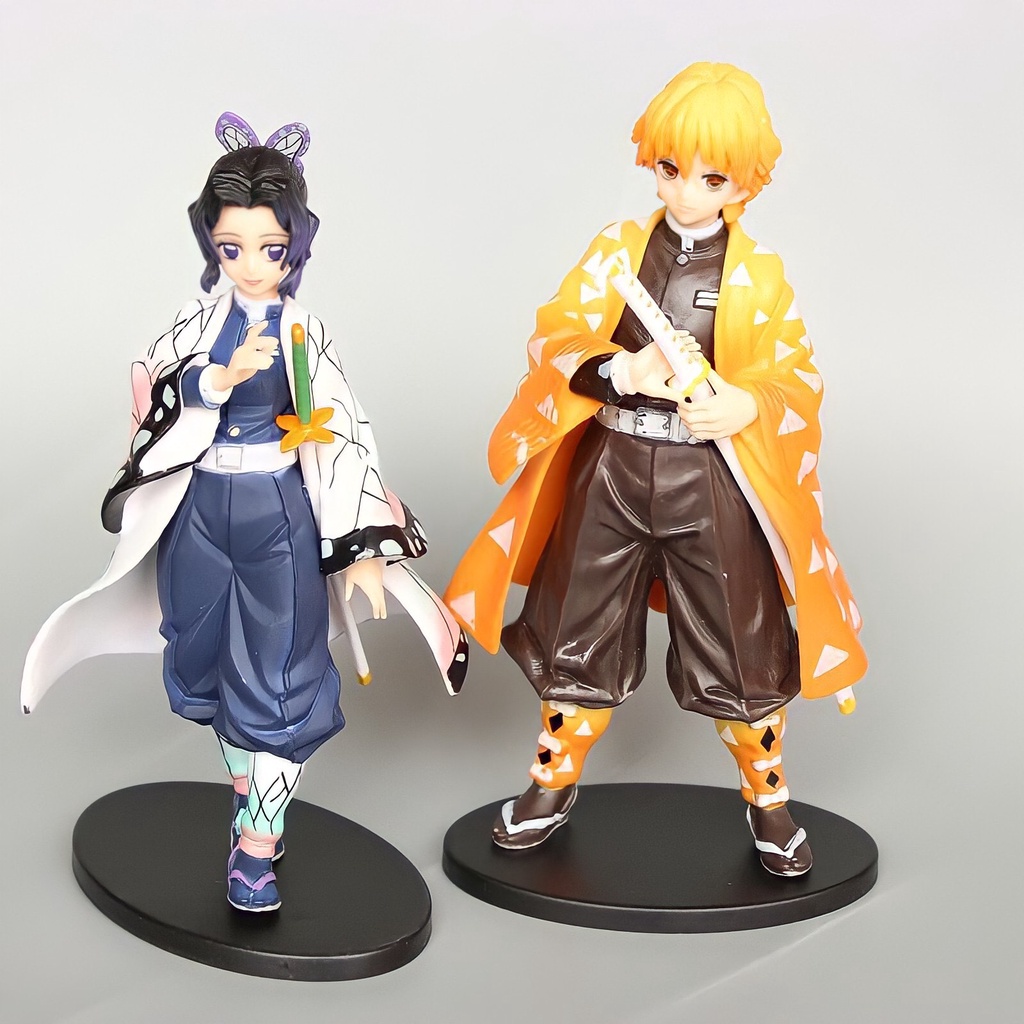 Mô hình Kimetsu No Yaiba Demon Slayer cao, thanh gươm diệt quỷ figure anime, mô hình tanjiro, zenitsu, nezuko, rengoku