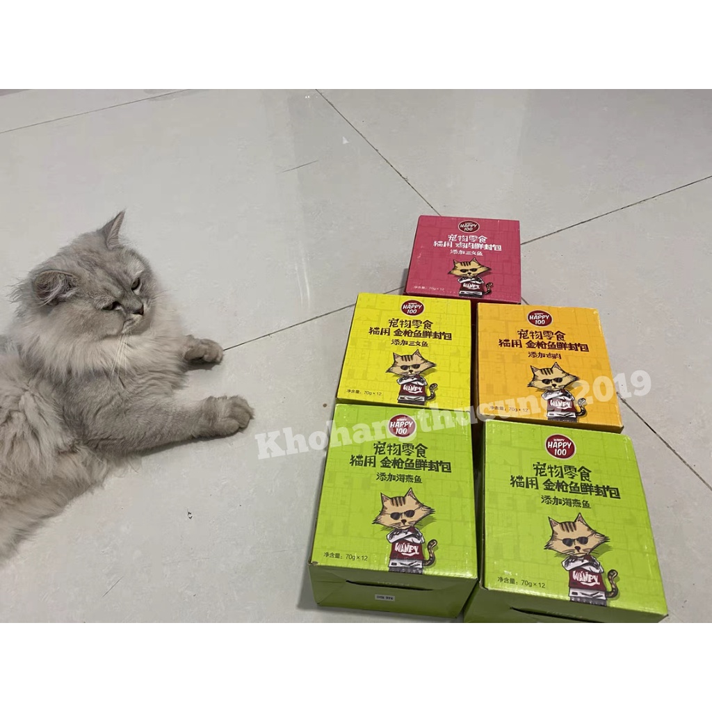 PATE CHO MÈO Wanpy Happy 100 (70g)
