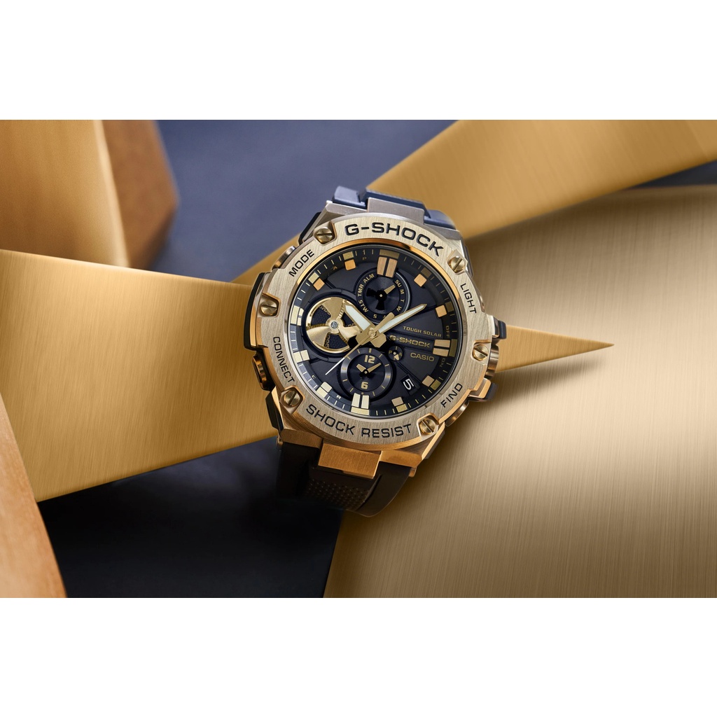 Đồng Hồ Casio Nam Dây Nhựa GSHOCK GST-B100GB-1A9DR Chính Hãng