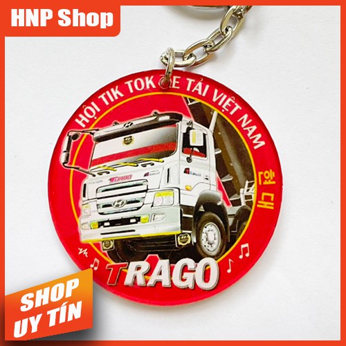 Móc Khóa Xe Tải Hyundai Trago, Xe Tải Ben Trago. Sản phẩm thiết kế