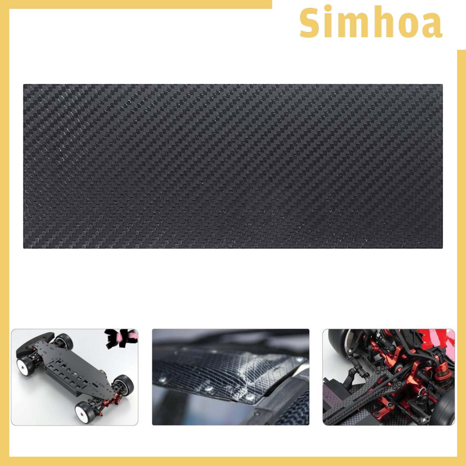 Tấm Sợi Carbon 250x100mm Cứng 3k Cho Máy Bay Điều Khiển Từ Xa