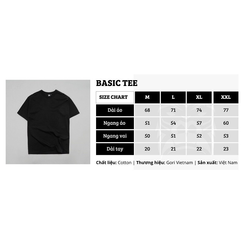 Áo Thun Trơn Basic Tee