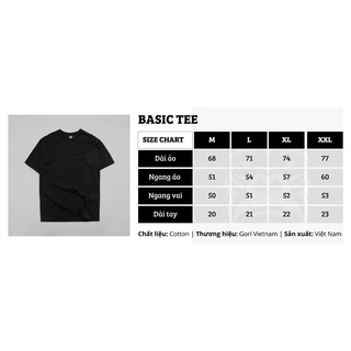 [GORI] Áo Thun Trơn Gori Basic Tee
