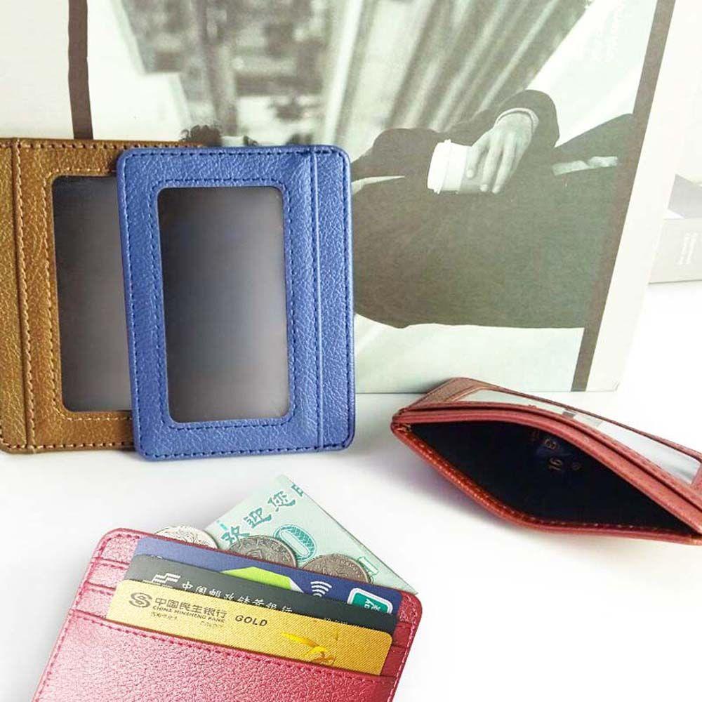 Ví Đựng Thẻ ID / Tiền Xu Hình Vuông Thời Trang Dành Cho Nữ