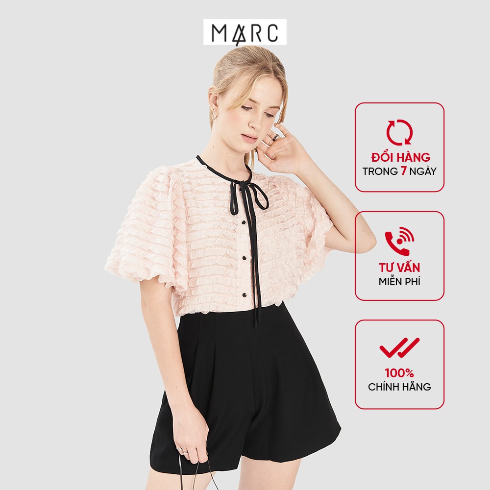 Quần nữ MARC FASHION short ly trước ben dây kéo sau