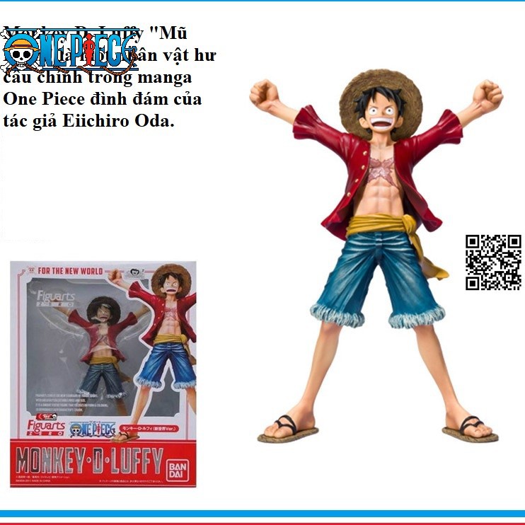 1653 Mô hình Luffy mũ rơm dan 2 tay chiến thắng Anime One Piece