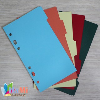Tab phân trang sổ còng A5 A6 giấy bìa