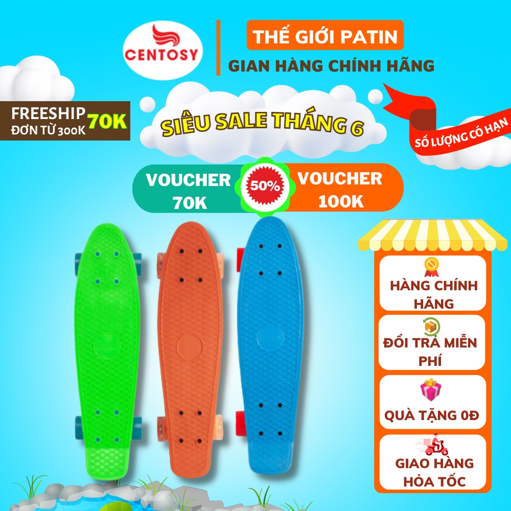 Ván Trượt Flying Ealge Penny Board Kích Thước Nhỏ Gọn, Nhiều Màu Sắc Để Lựa Chọn, Cam Kết Chính Hãng