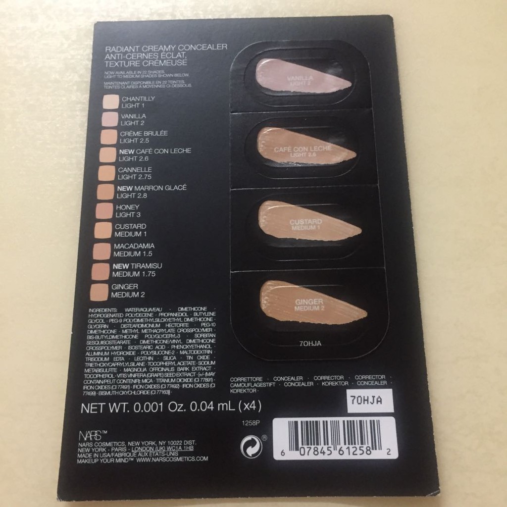 Kem Che Khuyết Điểm Nars Radiant Creamy Concealer